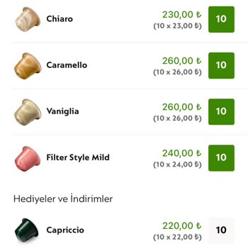 Nespresso Kampanya Kahvelerinin Gönderilmemesi.