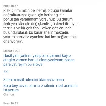 Radisson Bet'te Sebepsiz Engellenme Sorunu