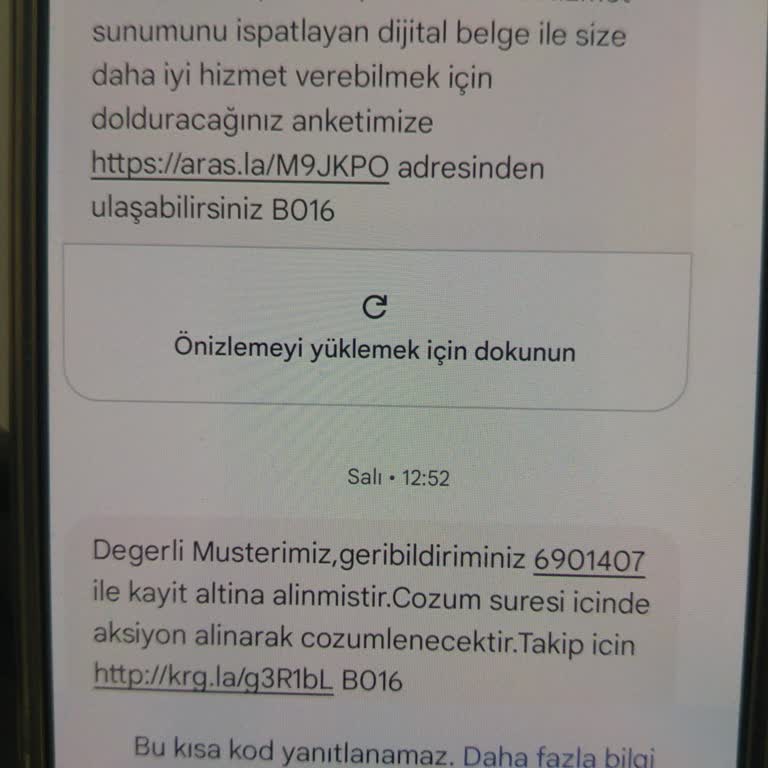 Aras Kargo Kargomu Teslim Etmiyor