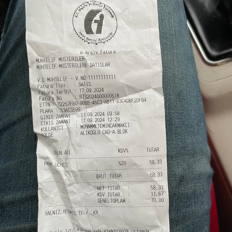 Rize Belediyesi Parkomat Ücretleri Direklerde Yazan Ücretle Uyuşmuyor.