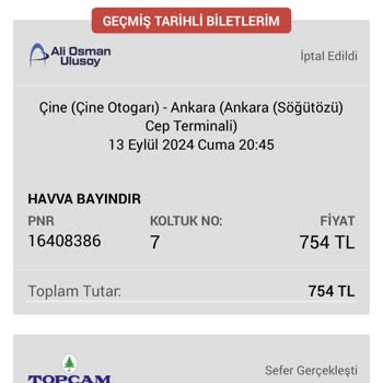 Obilet İade Hesaba Yansımadı