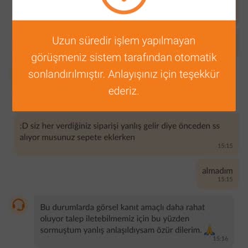 Trendyol'un Eksik Ürünüme Çözüm Bulmuyor