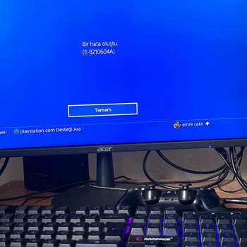 PlayStation 4 E-8210604A Hatası