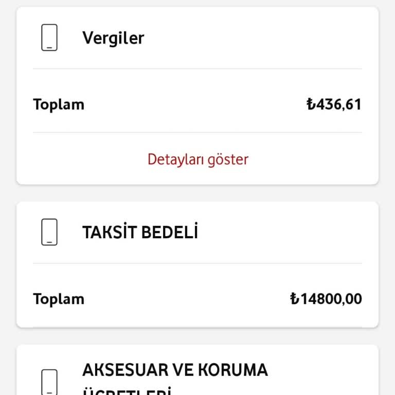 Vodafone'dan İstemediğimiz Hizmet İçin Ücret Talebi