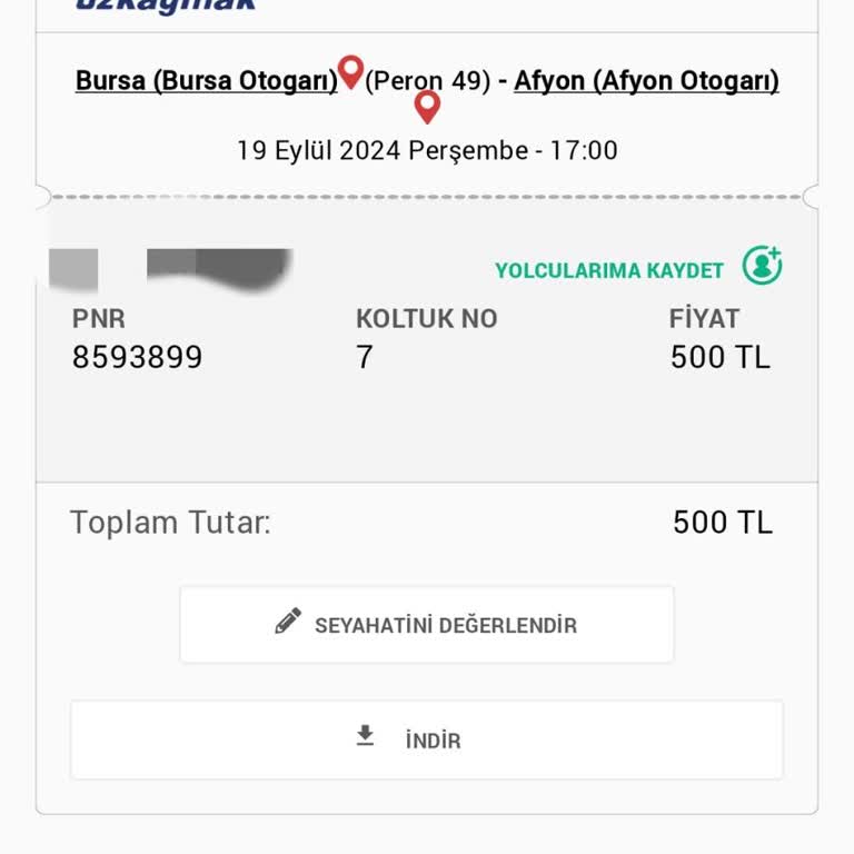 Obilet Otobüs Firması Mağduriyeti