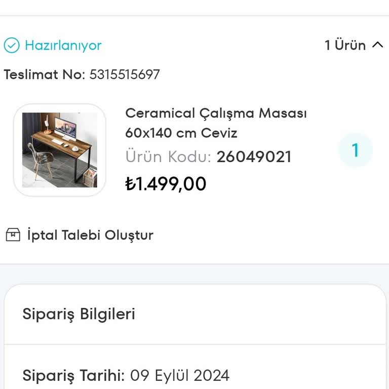 A101 Ürünün Kargoya Verilmemesi Geç Teslimat