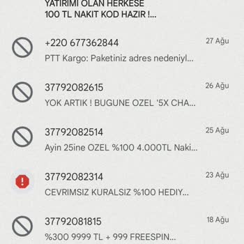 Fixbet Rahatsız Edici Mesajlar