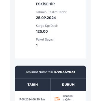 Horoz Lojistik Ürünler Teslimat Şubesinde Bekletiliyor