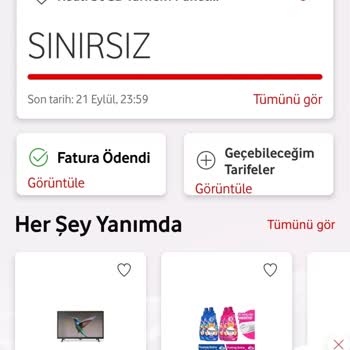 Vodafone REDLİ50 GB Tarifemde Sınırsız WhatsApp Hakkımı Kullanamıyorum