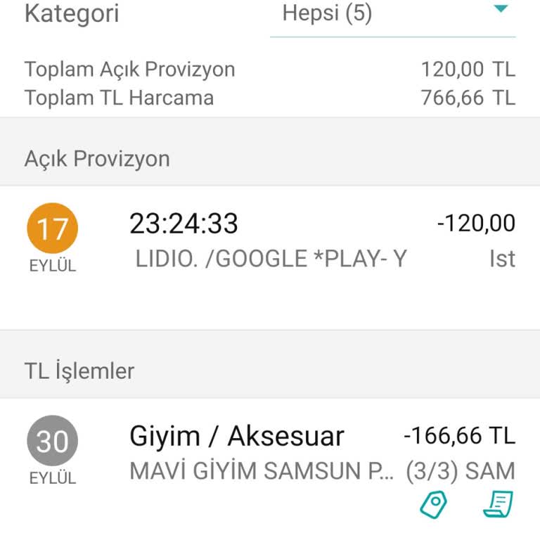 Lidio Ödeme Hizmetleri Karttan Onayım Dışında Para Çekimi