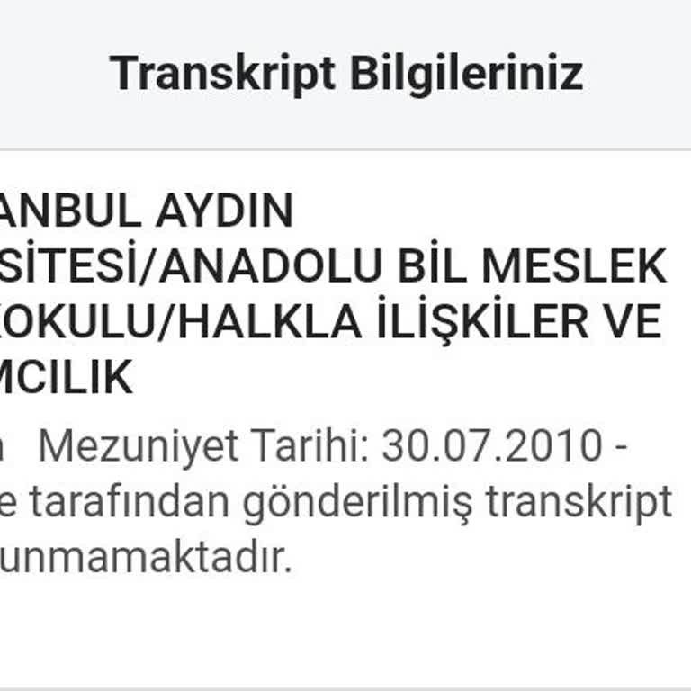 İstanbul Aydın Üniversitesi Aydin Üniversitesi Öğrenci İslerine Ulaşılamıyor