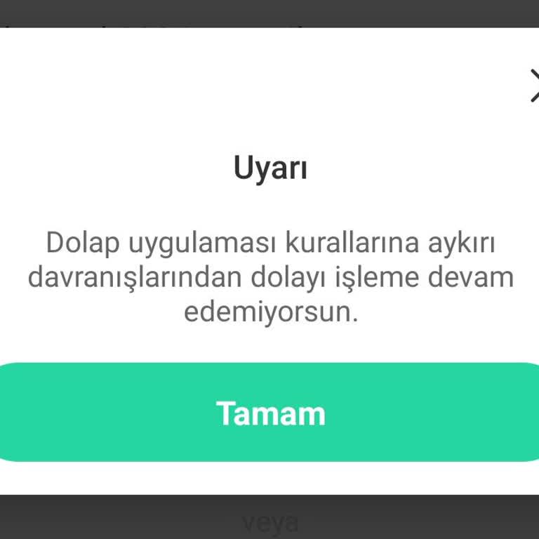 Dolap Uygulaması Hesabımı Gerekçesiz Kapattı