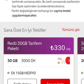 Vodafone Tarifesi Hakkında Belirsizlik ve Fiyat Artışı