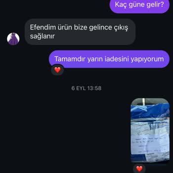 Butik_ahievran(Instagram) Yanlış Ürün Gönderimi Ve Değişim Sorunu