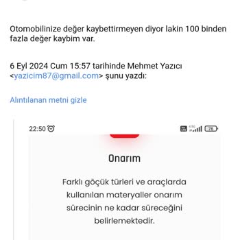 Neova Katılım Sigortanın (kasko) Poliçede Ki Teminatı Yapmaması