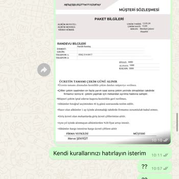 Merve Şenyiğit Photography Fotoğrafçı Hizmetleri Ve Müşteri Memnuniyeti