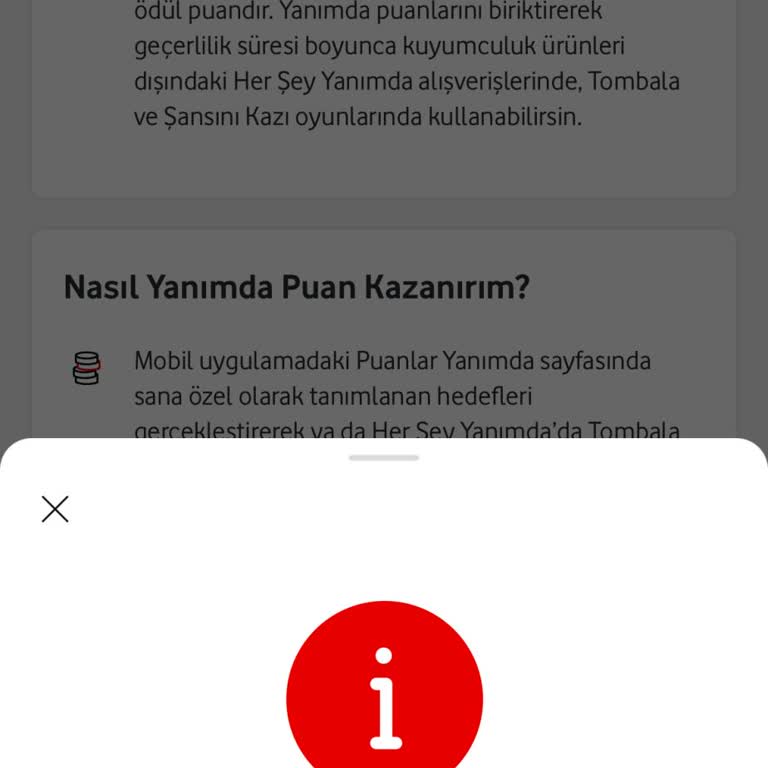 Vodafone Pay Vodafone Yanımda Uygulamasında Cüzdan Hesabı Sorunu