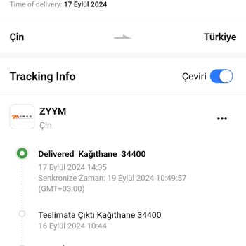 17TRACK Kayıp Ürünler Ve Yanıltıcı Teslimat Bilgisi