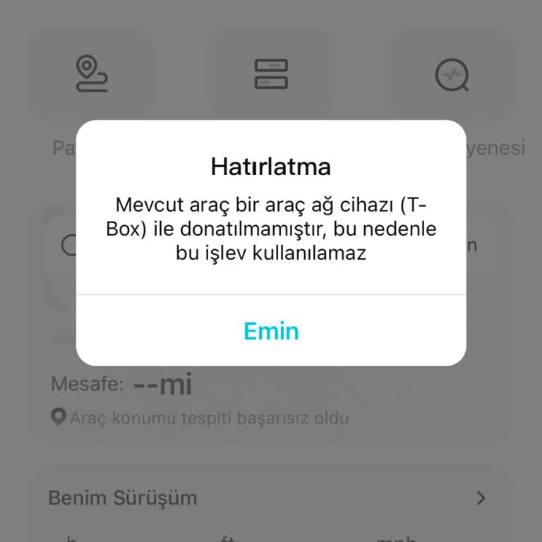 CFMOTO Uygulaması Hatası Problemi