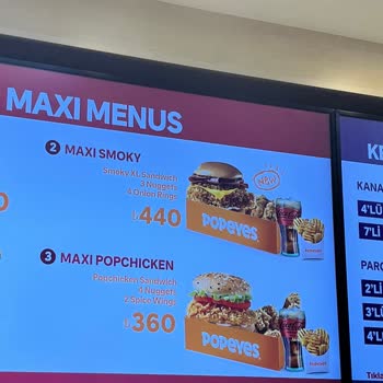 Popeyes Görsellerle Uyuşmayan Maxi Popchicken Menü Deneyimi