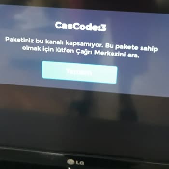Kablo TV TV Kanalları Hata Veriyor Açılmıyor
