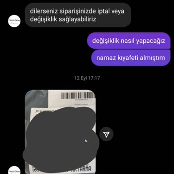 Modasima Müşteri Hizmetleri Ve Teslimat Sorunu