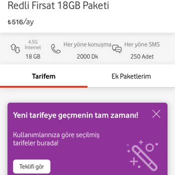 Vodafone Fiyat Artışı ve Tarife Dengesizliği