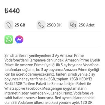 Vodafone Fiyat Artışı ve Tarife Dengesizliği