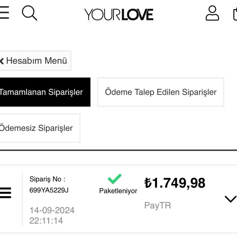 Yourlove.com.tr Sipariş Gecikmesi Ve İletişim Sorunları