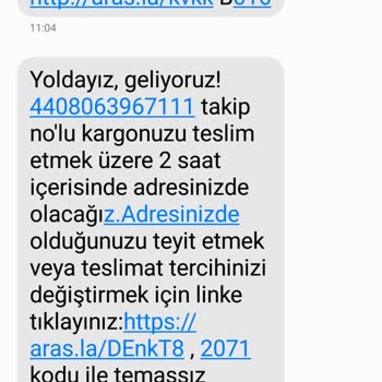 Aras Kargo Yanlış Olmayan Adresin Yanlışlığı