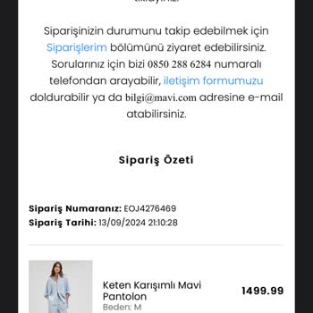 Mavi Markasınız Garip İşleyişi Markadan Alışveriş Yaptırmaz Oldu