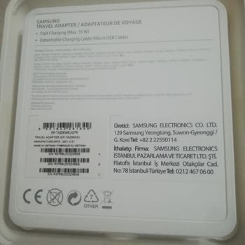 Samsung Şarj Aleti Bozuk Çıktı