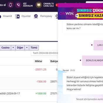 Onwin 25.000 TL Bakiyeme Nedensizce Çöktü Hemen Ödeyin Parayı