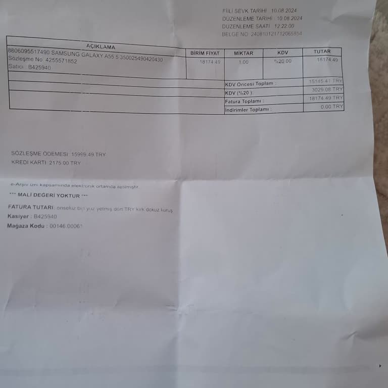 Yanıltıcı Ödeme Planı ve Beklenmedik Ekstra Ücretler