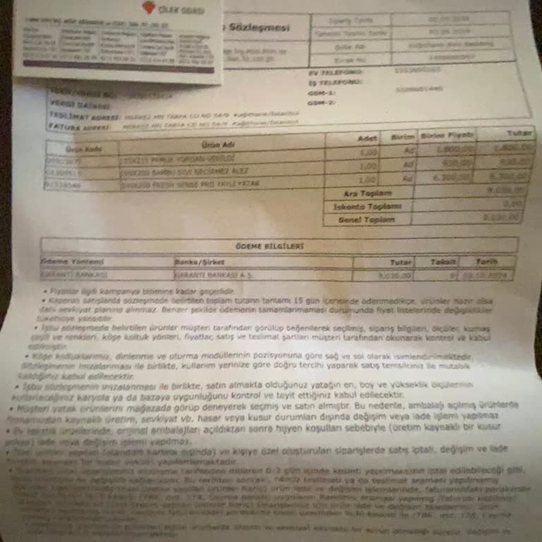 Yataş Mağazasında Teslimat Ve İade Sorunu