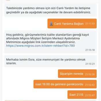 Migros Sanal Market Mağduriyeti