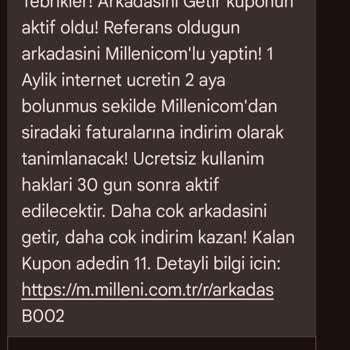 Millenicom Firmasının İnsanlara Taahhüt Ettiklerini Yerine Getirmiyor.