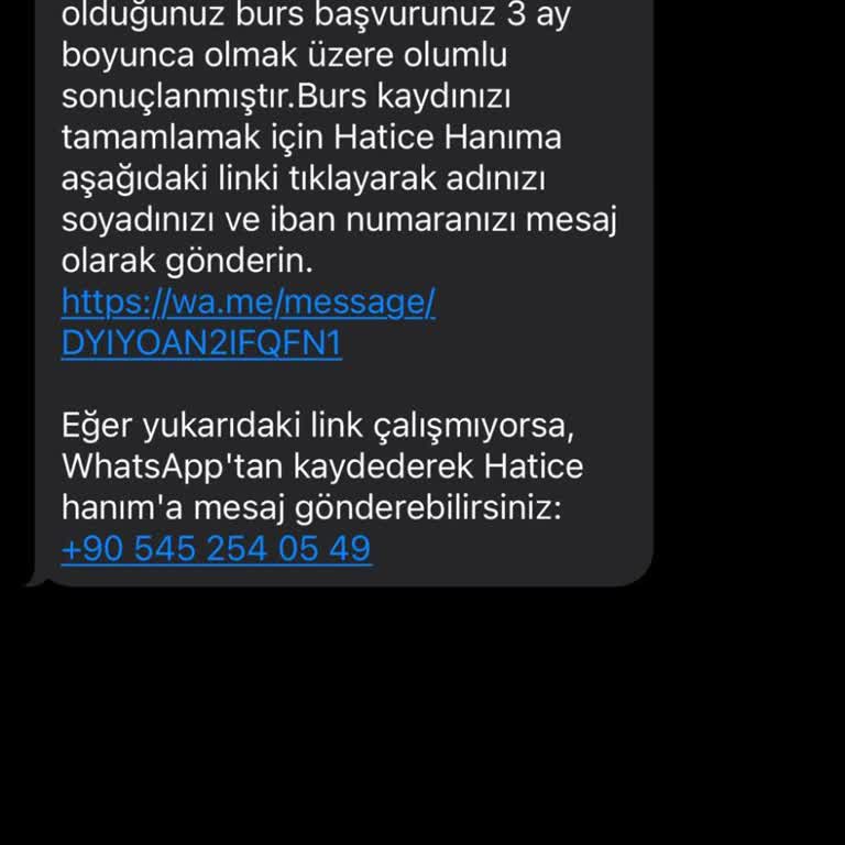 Gsbbiz Burs Başvurusu Yanıltıcı Burs Vaadiyle Kimlik Bilgilerimin Kullanılması!