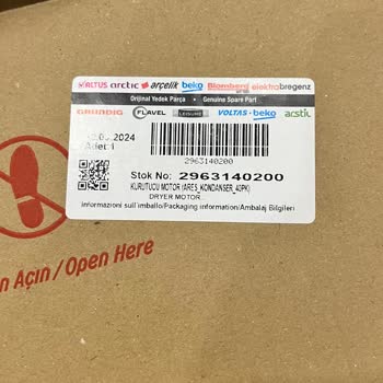 Arçelik Kurutma Makinesi Yedek Parça İade Sorunu