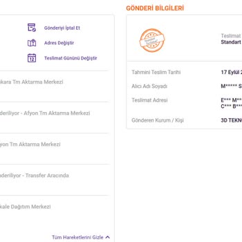 Hepsijet Ankara Aktarmada Takılan Kargom.