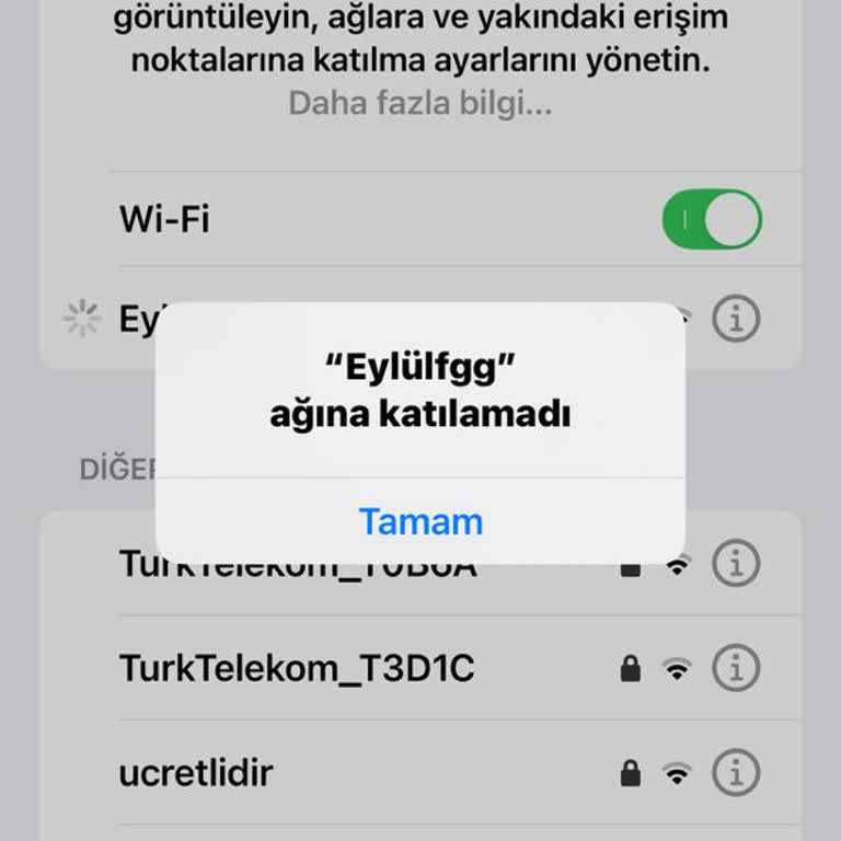 Türk Telekom İnternet Bağlanma Arızası