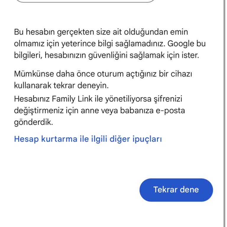 Gmail Şifremi Unuttum Ve Yardımcı Olmuyor