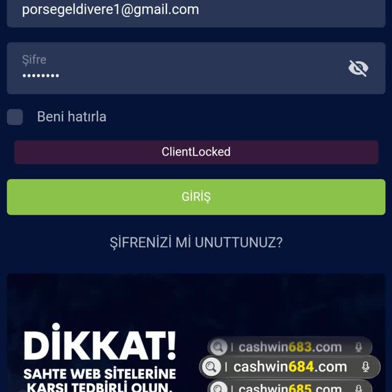 Cashwin Adlı Site Çekimi Ödemedi