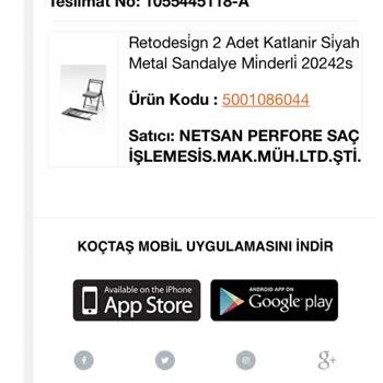 Koçtaş Ücret İadesini Yapmıyor