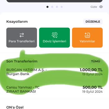 Burgan Bank Yatırım Hesabına Attığım Para Gözükmüyor