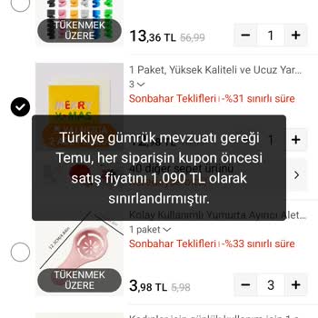 Temu'da Alışveriş Kuponu Sorunları Ve Yanıltıcı İndirimler