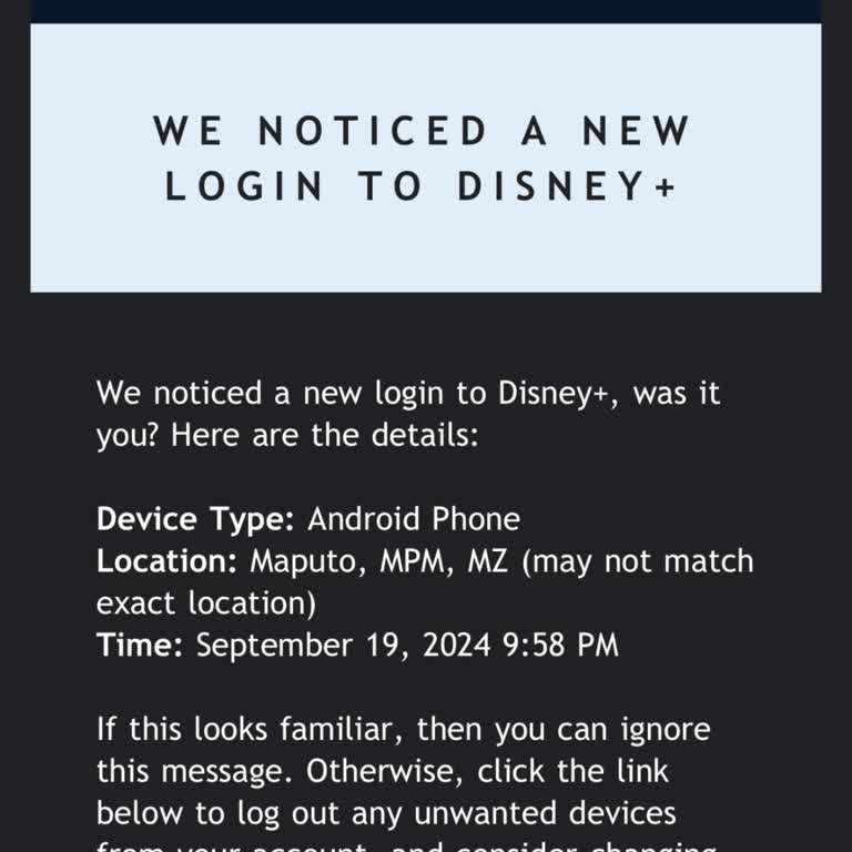 Disney+ Bilgilerim Tehlikede Ve Bunun Önüne Geçemiyorum