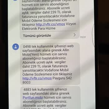 Onaysız Ceptefun Aboneliği ve Haksız Ücretlendirme