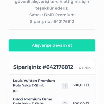 Ozd Premium Paramın İadesini Talep Ediyorum