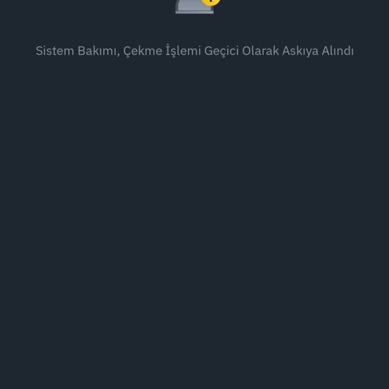 Binance TR Reef Çekemiyorum Başka Borsaya